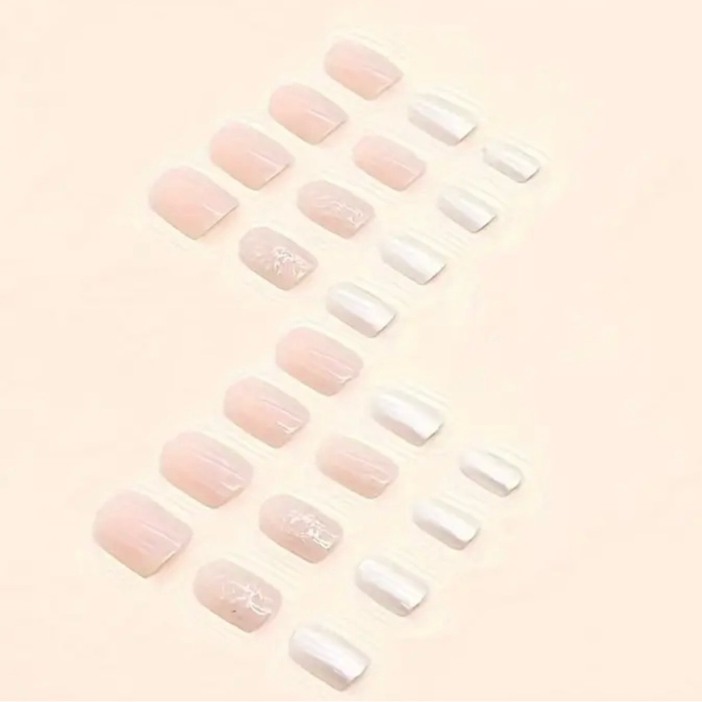 Pinkish Clear Press On Nails 24pcs - Picture 5 of 7